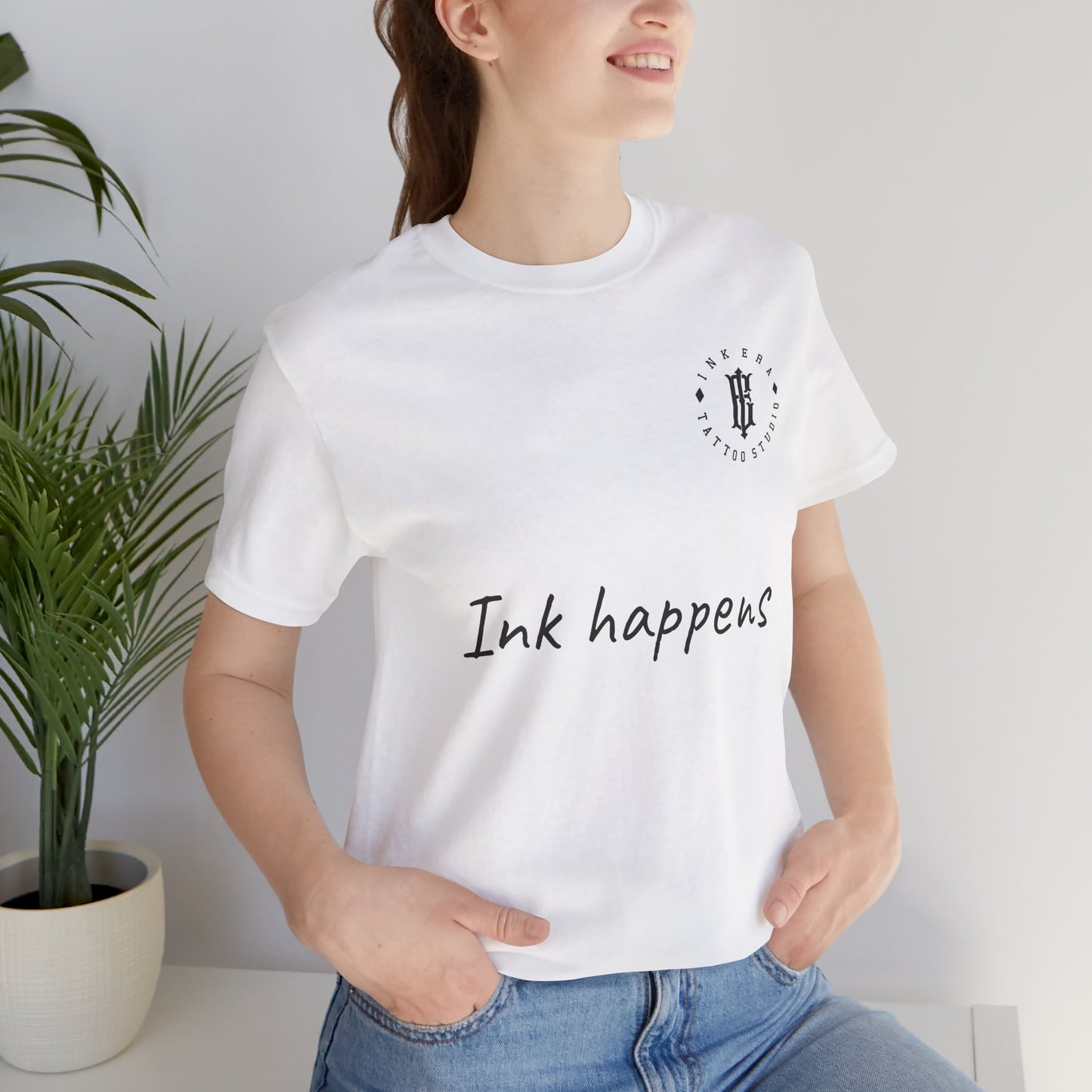 Ink Happens Unisex Jersey Tee - Casual Style for Tattoo Lovers