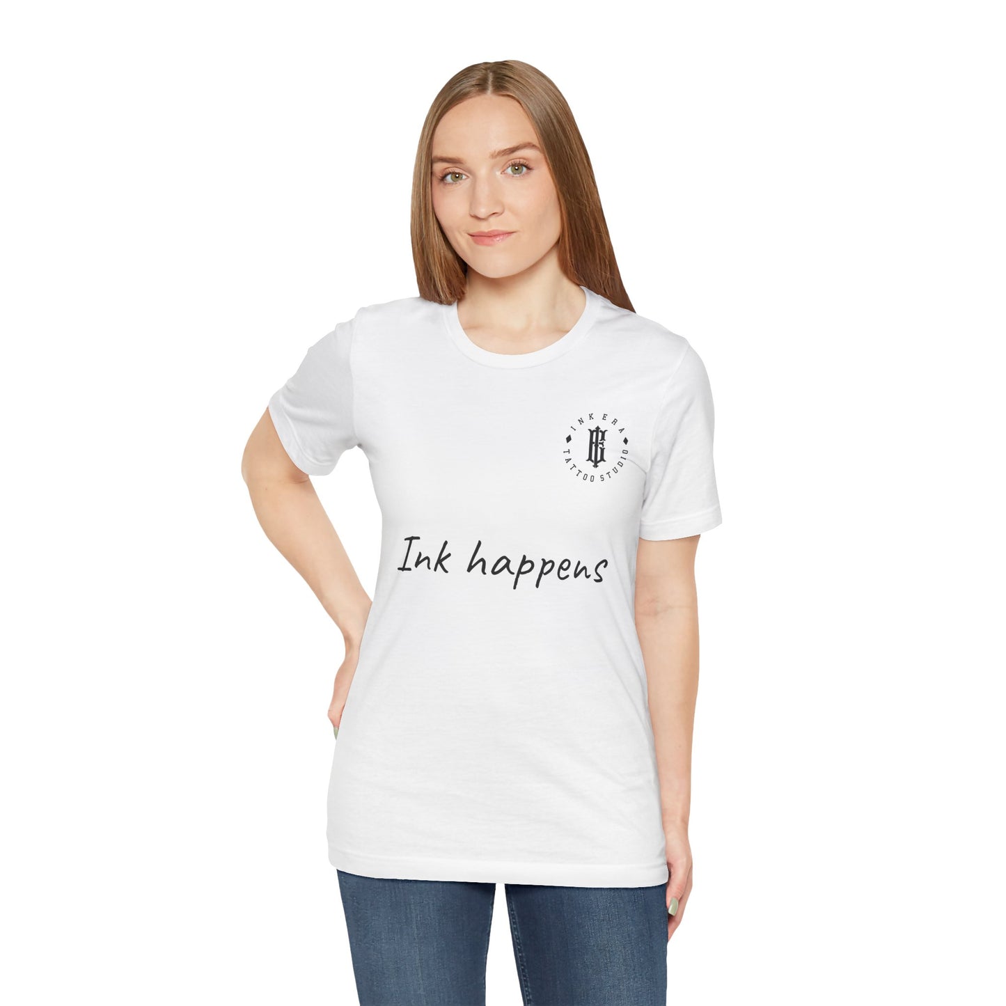 Ink Happens Unisex Jersey Tee - Casual Style for Tattoo Lovers