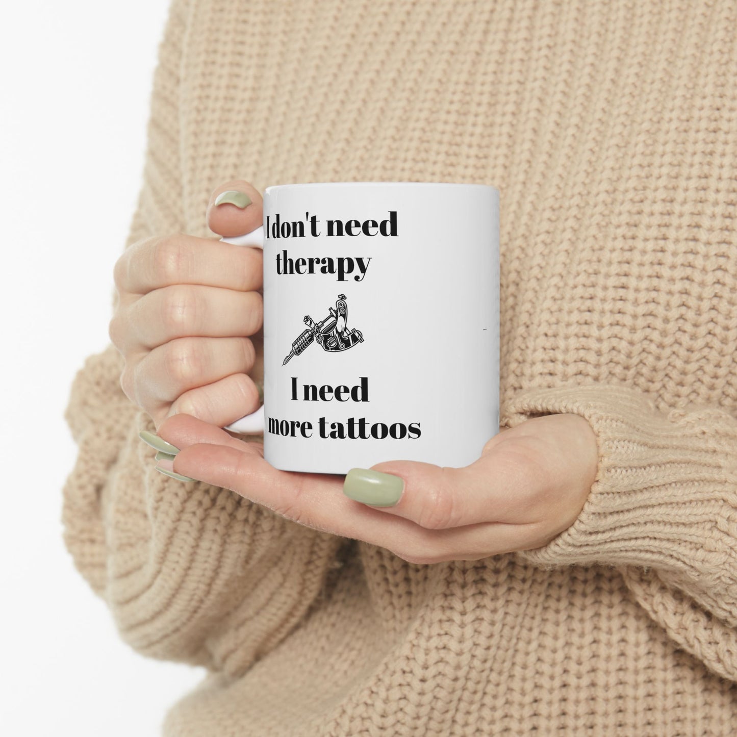 Tattoo Lover's Ceramic Mug - Inspirational Coffee Cup