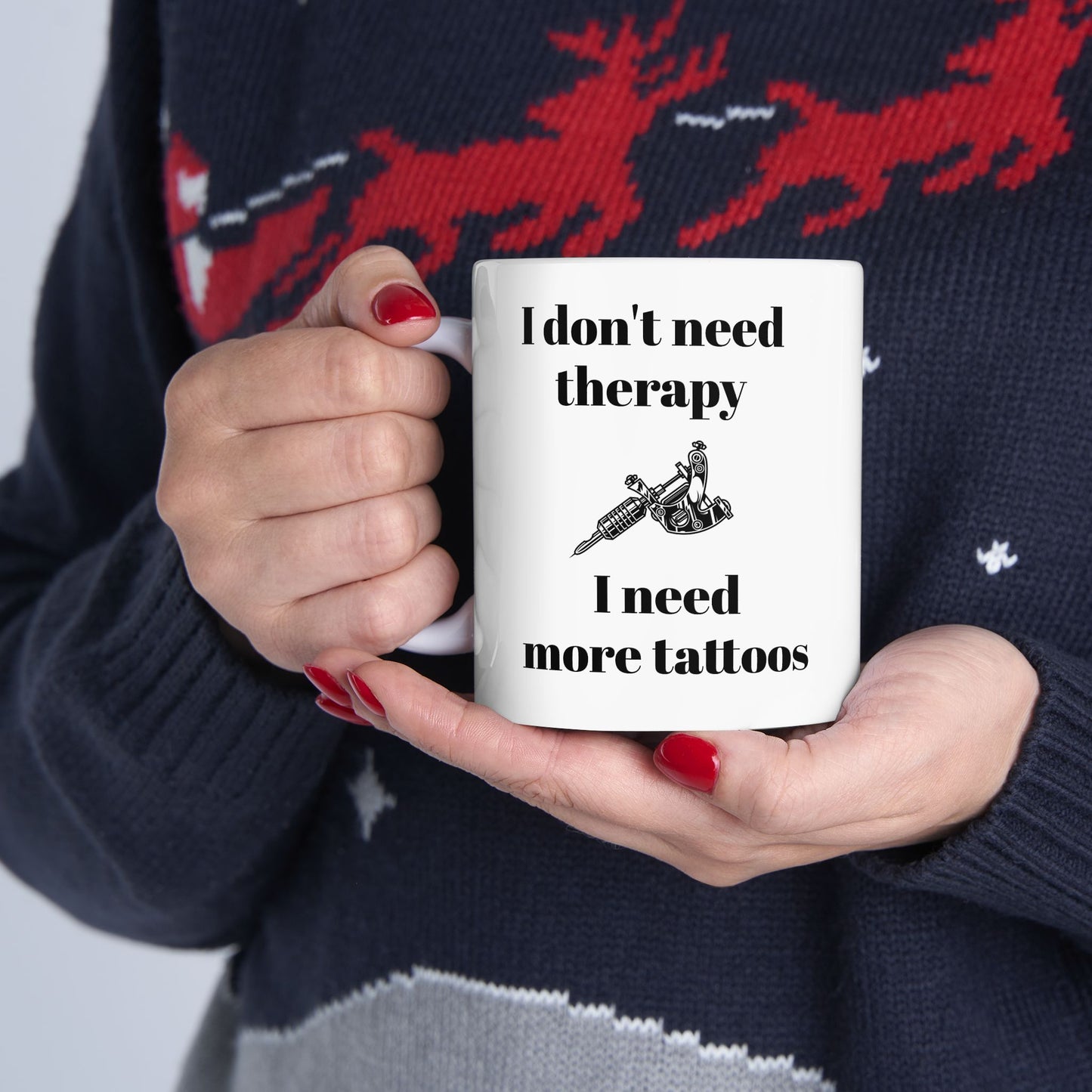Tattoo Lover's Ceramic Mug - Inspirational Coffee Cup