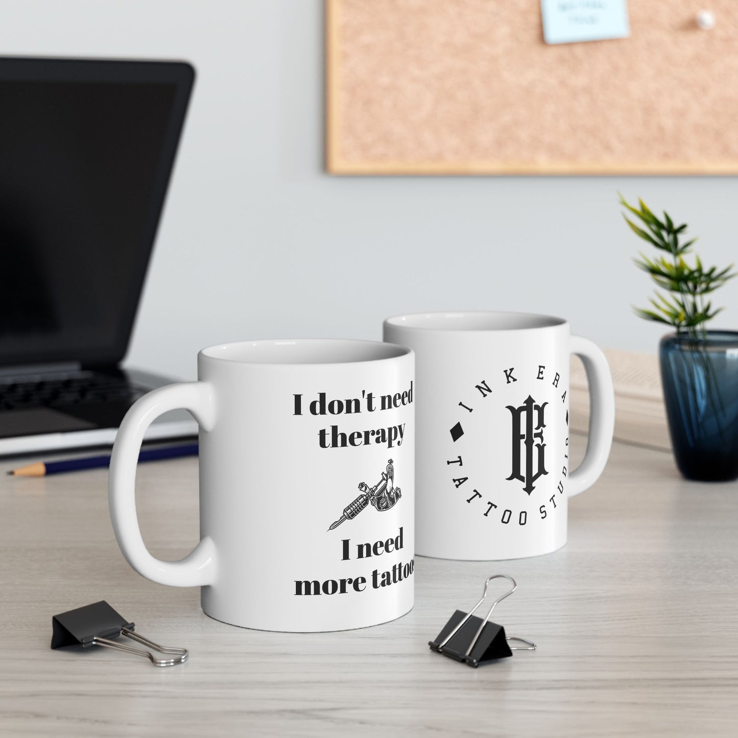 Tattoo Lover's Ceramic Mug - Inspirational Coffee Cup
