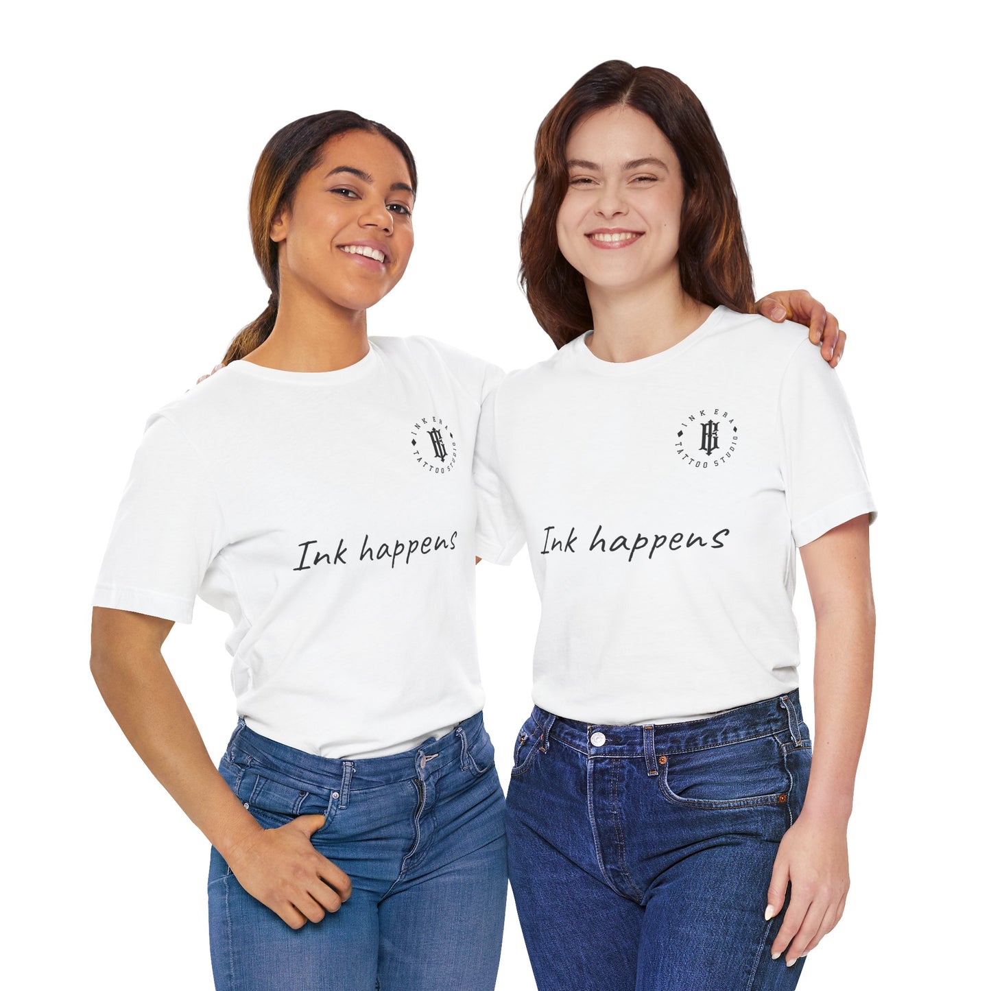 Ink Happens Unisex Jersey Tee - Casual Style for Tattoo Lovers